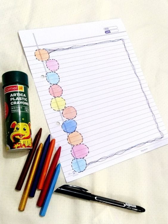 نقاشی ساده برای دفتر مشق (1)