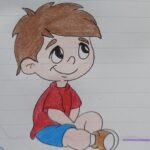 نقاشی‌ دفتر مشق پسرانه 0