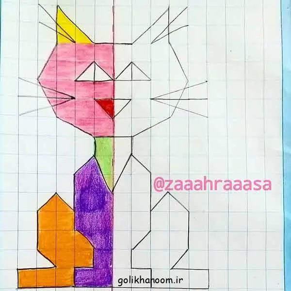 تصویر مرتبط با مدلهای ساده نقاشی تقارن برای کودکان مهدکودک و کلاس اول و دوم