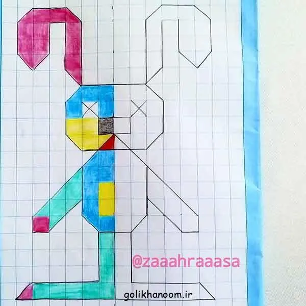 تصویر مرتبط با مدلهای ساده نقاشی تقارن برای کودکان مهدکودک و کلاس اول و دوم