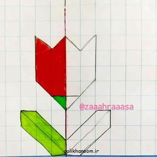 تصویر مرتبط با مدلهای ساده نقاشی تقارن برای کودکان مهدکودک و کلاس اول و دوم