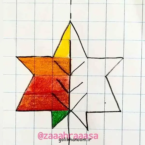 تصویر مرتبط با مدلهای ساده نقاشی تقارن برای کودکان مهدکودک و کلاس اول و دوم