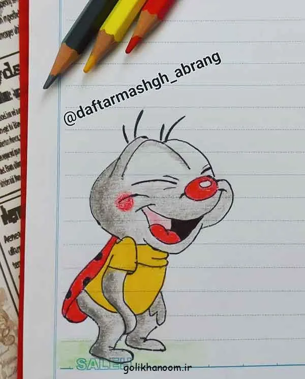 تصویر مرتبط با ۵۰ مدل نقاشی کیوت برای تزیین دفتر مشق دخترانه و پسرانه