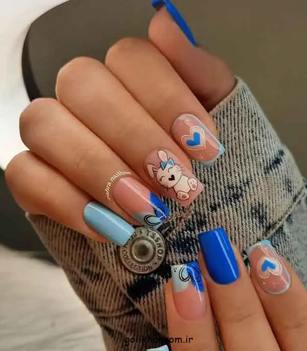 تصویر مرتبط با ۶۰ طرح ناخن دخترانه شیک و متنوع برای استایل جذاب
