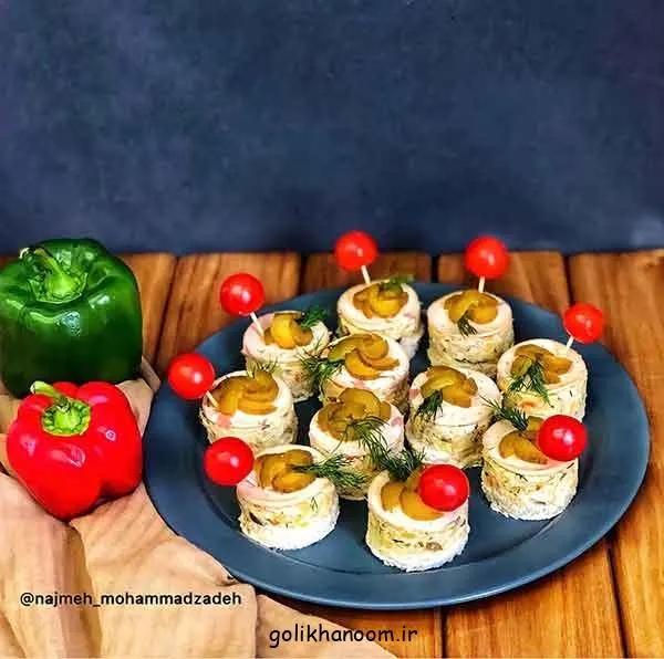تصویر مرتبط با ایدههای متنوع و شیک برای تزیین سالاد الویه در مراسمهای مختلف