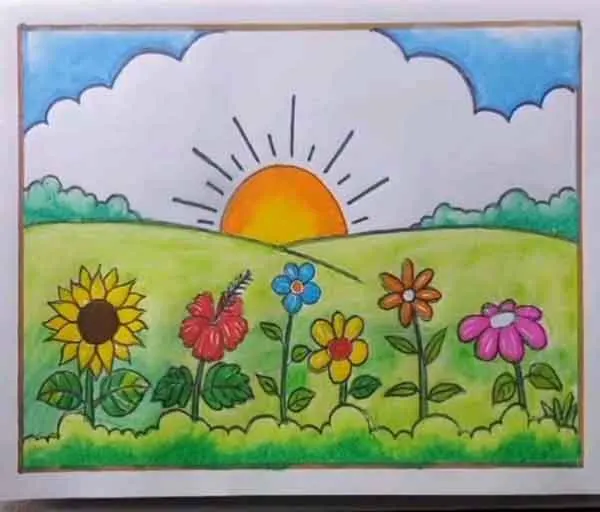 تصویر مرتبط با ایده‌های نقاشی آسان و سریع برای کودکان و مبتدی‌ها