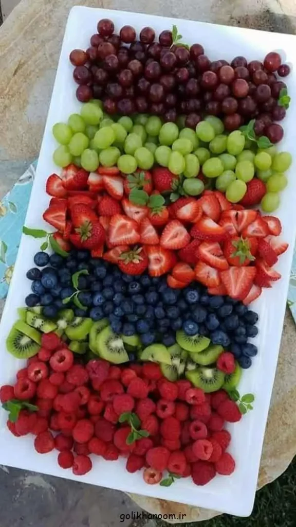تصویر مرتبط با ایدههای خلاقانه تزیین میوه برای مهمانیهای ساده