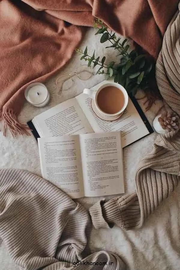 تصویر مرتبط با مدل‌های جذاب عکس کتاب برای پروفایل شاد و طبیعی