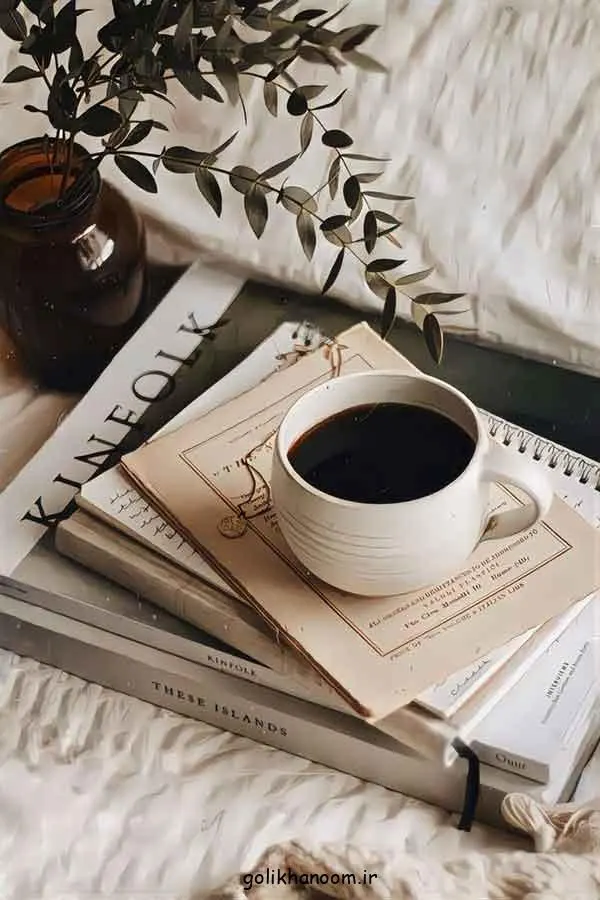 تصویر مرتبط با مدل‌های جذاب عکس کتاب برای پروفایل شاد و طبیعی