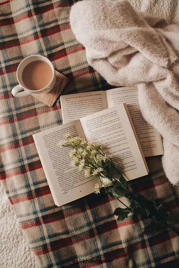 تصویر مرتبط با مدل‌های جذاب عکس کتاب برای پروفایل شاد و طبیعی