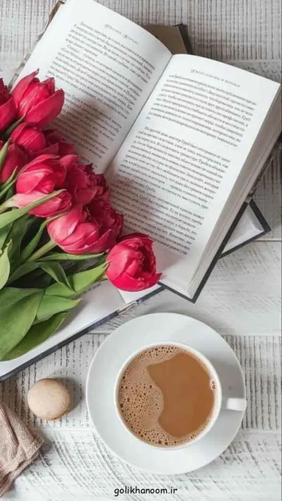 تصویر مرتبط با مدل‌های جذاب عکس کتاب برای پروفایل شاد و طبیعی