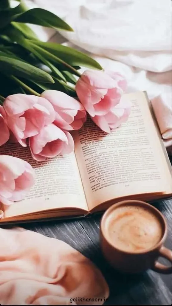 تصویر مرتبط با مدل‌های جذاب عکس کتاب برای پروفایل شاد و طبیعی