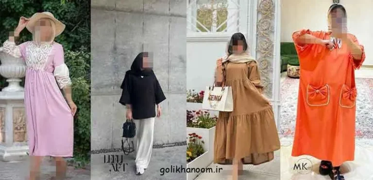 مدل مانتو شیک و باکلاس جلو بسته با طرح‌های متنوع و جذاب