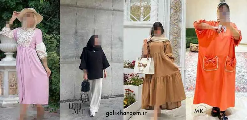 مدل مانتو شیک و باکلاس جلو بسته با طرح‌های متنوع و جذاب