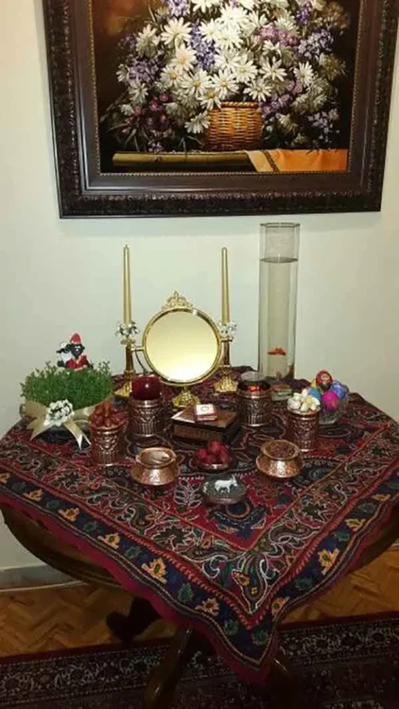 تصویر مرتبط با مدلهای متنوع سفره هفت سین سنتی با حس نوستالژی و انرژی مثبت