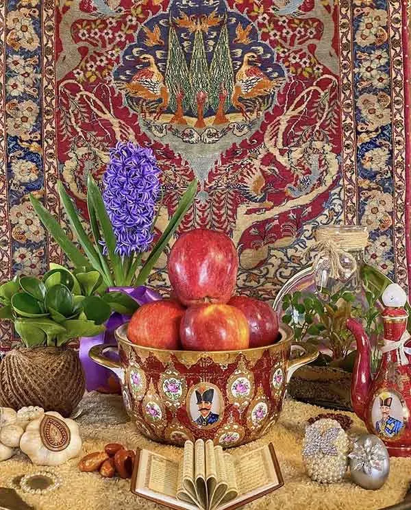 تصویر مرتبط با مدلهای متنوع سفره هفت سین سنتی با حس نوستالژی و انرژی مثبت