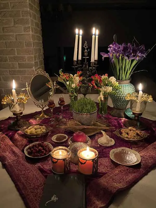 تصویر مرتبط با مدلهای متنوع سفره هفت سین سنتی با حس نوستالژی و انرژی مثبت