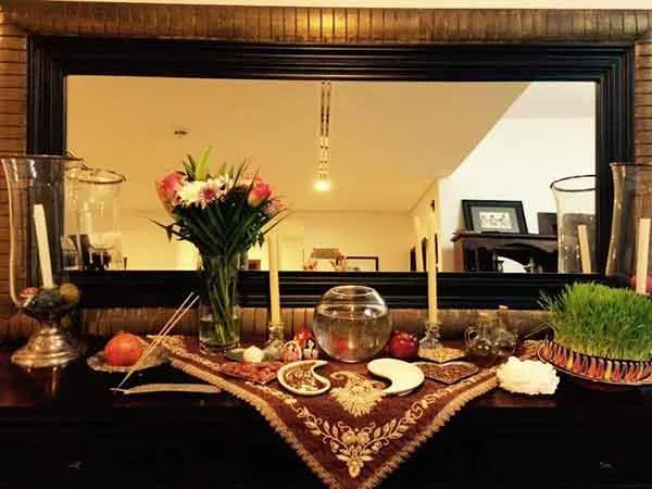 تصویر مرتبط با مدلهای متنوع سفره هفت سین سنتی با حس نوستالژی و انرژی مثبت