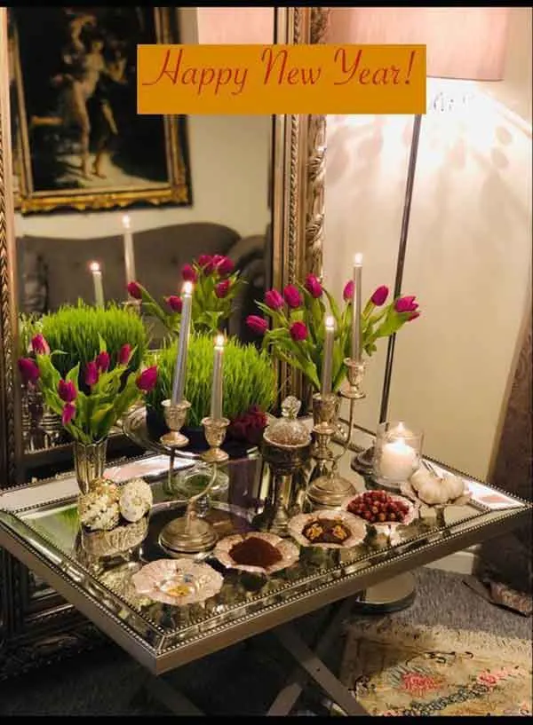 تصویر مرتبط با ایده‌های متنوع و شیک برای چیدمان سفره هفت سین