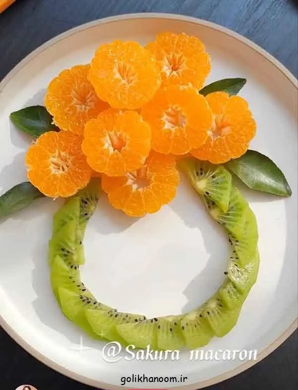 تصویر مرتبط با ایده‌های خلاقانه برای تزیین نارنگی با پوست در مدرسه
