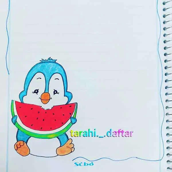 تصویر مرتبط با مدل‌های جذاب نقاشی حاشیه دفتر مشق برای دانش‌آموزان