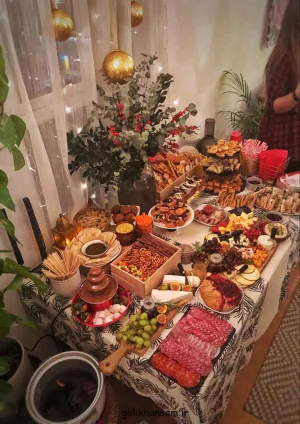 تصویر مرتبط با راهنمای کامل چیدمان سفره شب یلدا با ایده‌های خلاقانه و زیبا