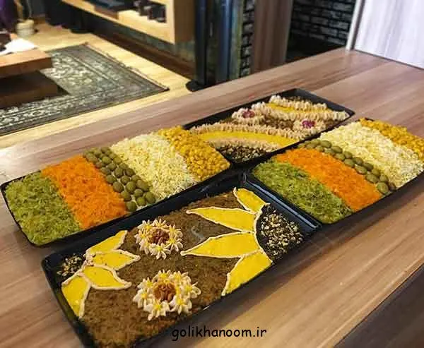 تصویر مرتبط با ایده‌های شیک برای تزیین کشک بادمجان مجلسی