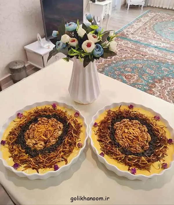 تصویر مرتبط با ایده‌های شیک برای تزیین کشک بادمجان مجلسی