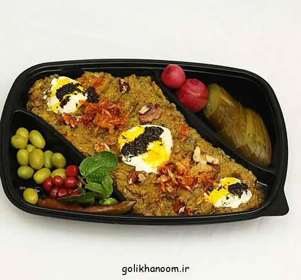تصویر مرتبط با ایده‌های شیک برای تزیین کشک بادمجان مجلسی
