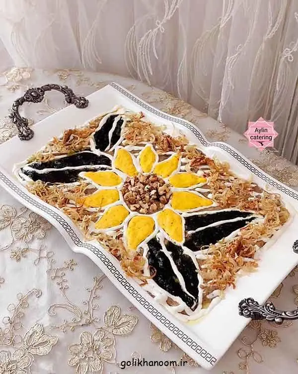 تصویر مرتبط با ایده‌های شیک برای تزیین کشک بادمجان مجلسی