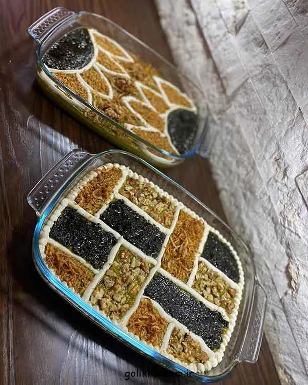 تصویر مرتبط با ایده‌های شیک برای تزیین کشک بادمجان مجلسی
