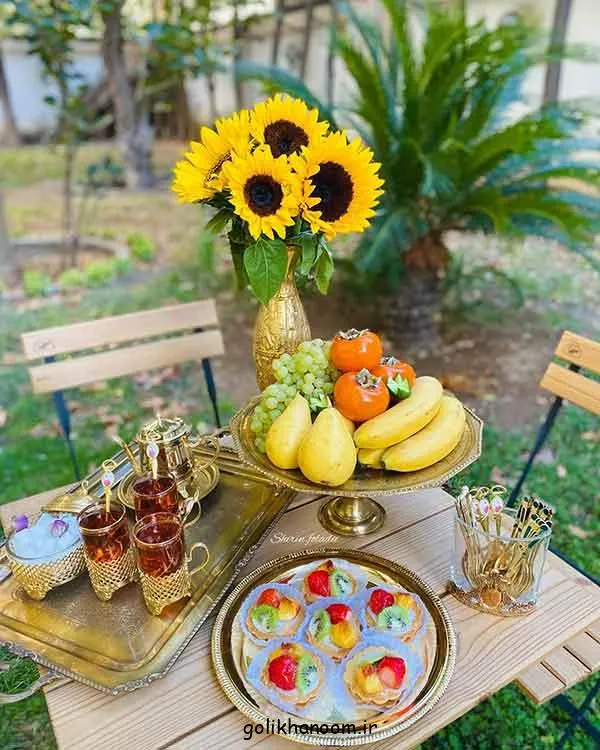 تصویر مرتبط با ایده‌های جذاب برای تزیین میوه های پاییزی در جشن‌ها و مهمانی‌ها
