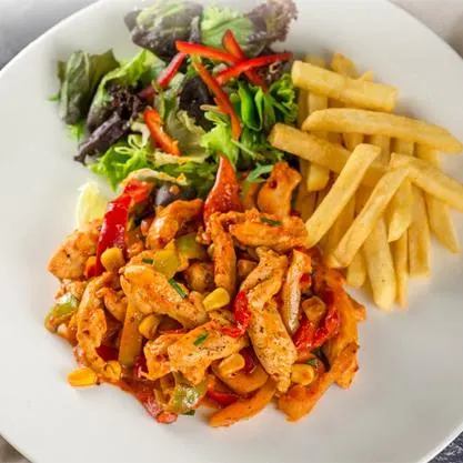 تصویر مرتبط با طرز تهیه خوراک مرغ مکزیکی با مرغ، قارچ و ذرت