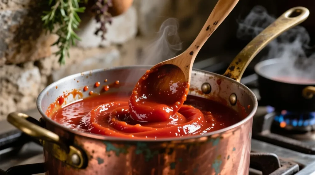 تصویر مرتبط با روش تهیه رب گوجه فرنگی خانگی با رنگ و غلظت عالی