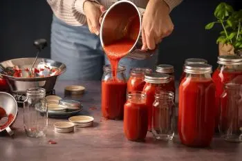 روش تهیه رب گوجه فرنگی؛ آموزش پخت رب گوجه فرنگی خانگی با رنگ دهی فوق ا