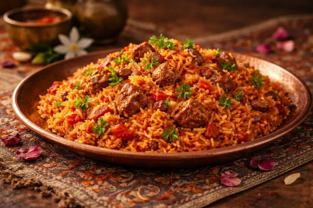 تصویر مرتبط با طرز تهیه استانبولی پلو با گوشت چرخ کرده؛ غذای خوشرنگ و معطر ایرانی