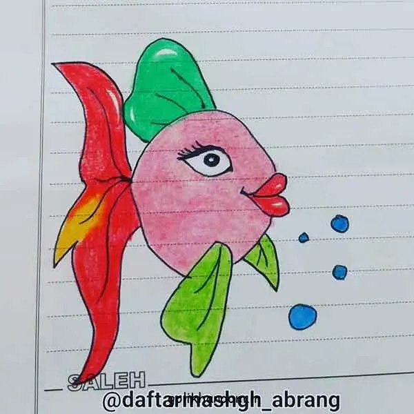 تصویر مرتبط با ۵۶ ایده ساده و جذاب برای تزیین دفتر مشق پسرانه