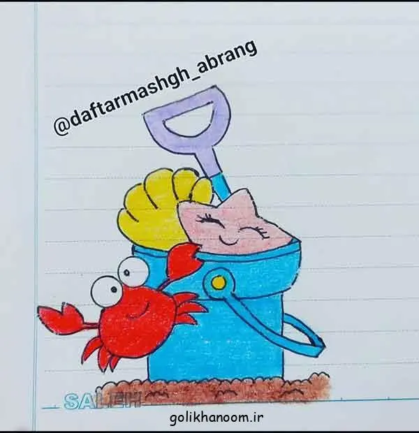 تصویر مرتبط با ۵۶ ایده ساده و جذاب برای تزیین دفتر مشق پسرانه