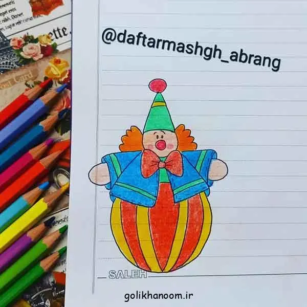 تصویر مرتبط با ۵۶ ایده ساده و جذاب برای تزیین دفتر مشق پسرانه
