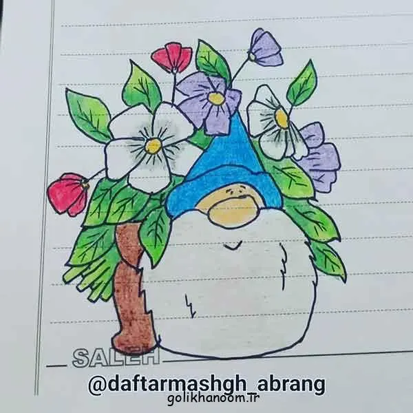 تصویر مرتبط با ۵۶ ایده ساده و جذاب برای تزیین دفتر مشق پسرانه