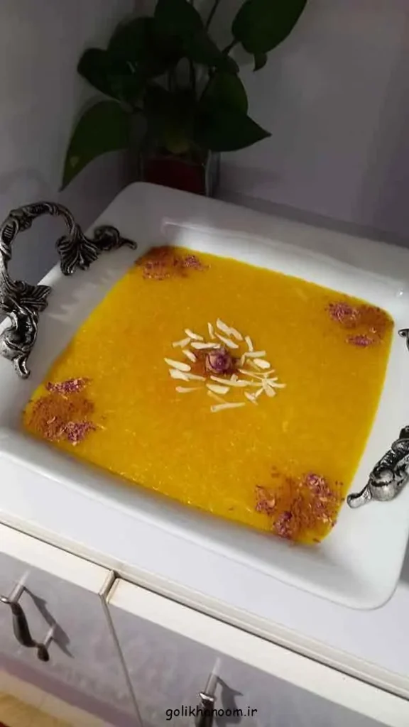 تصویر مرتبط با ایدههای متنوع و شیک برای تزیین شله زرد
