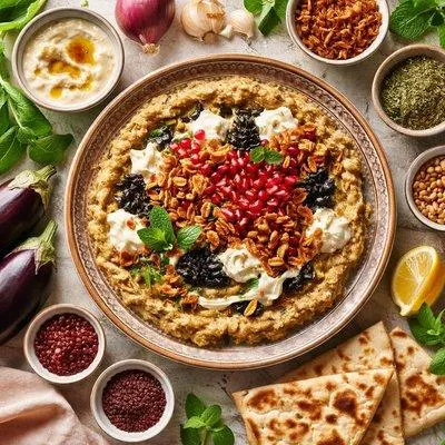 تصویر مرتبط با دستور تهیه بورانی بادمجان با طعم دودی و سیر؛ پیش‌غذای ساده و خوشمزه