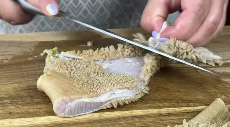 شستشوی سیرابی با آب، نمک و سرکه
