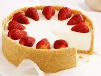 اطلاعات کالری چیز کیک در یک جدول ساده
