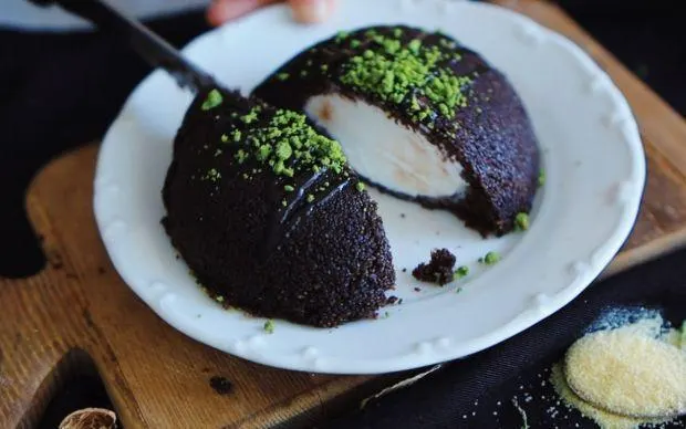 تصویر مرتبط با طرز تهیه حلوا ایرمیک کاکائویی ترکیهای با طعمی بینظیر