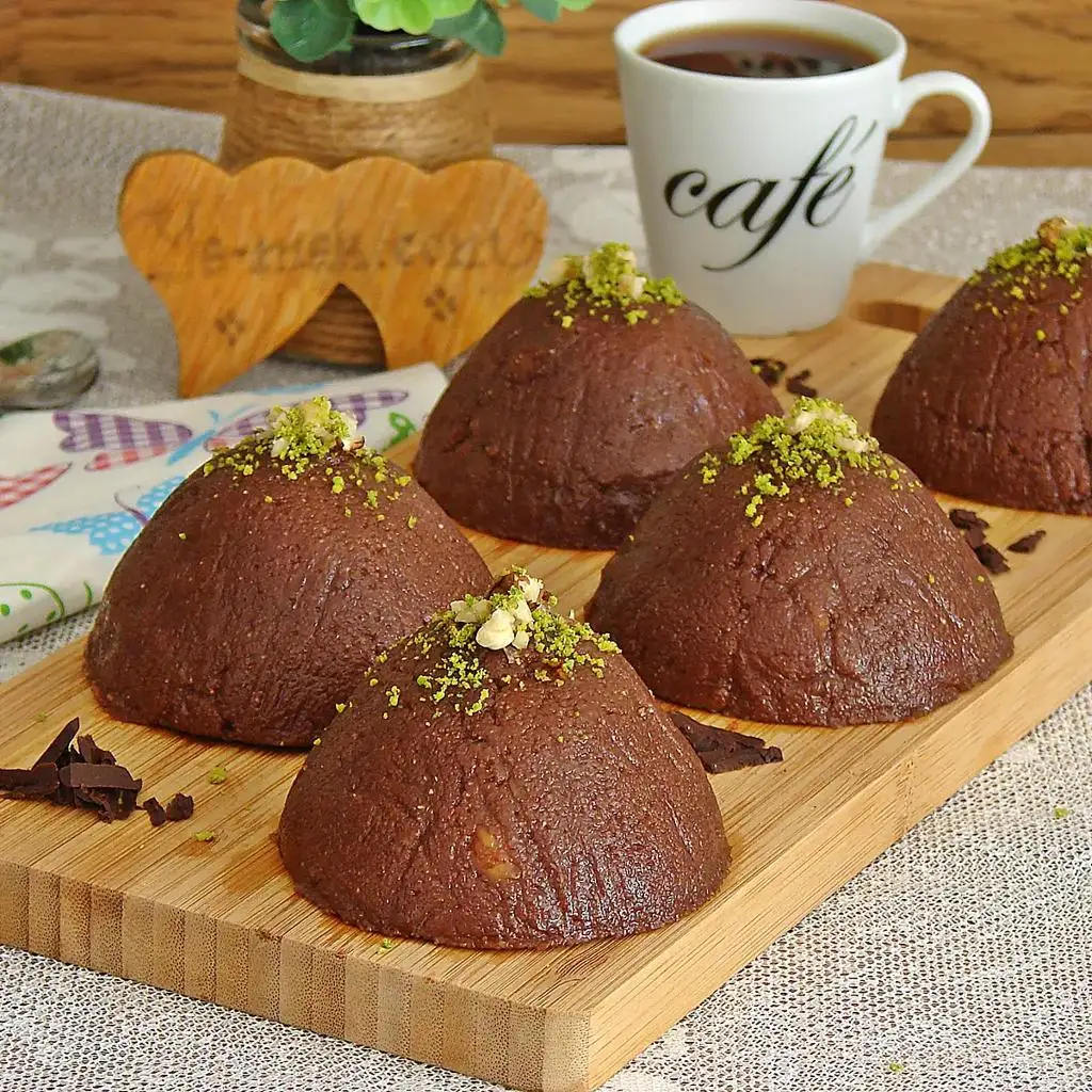 تصویر مرتبط با طرز تهیه حلوا ایرمیک کاکائویی ترکیهای با طعمی بینظیر