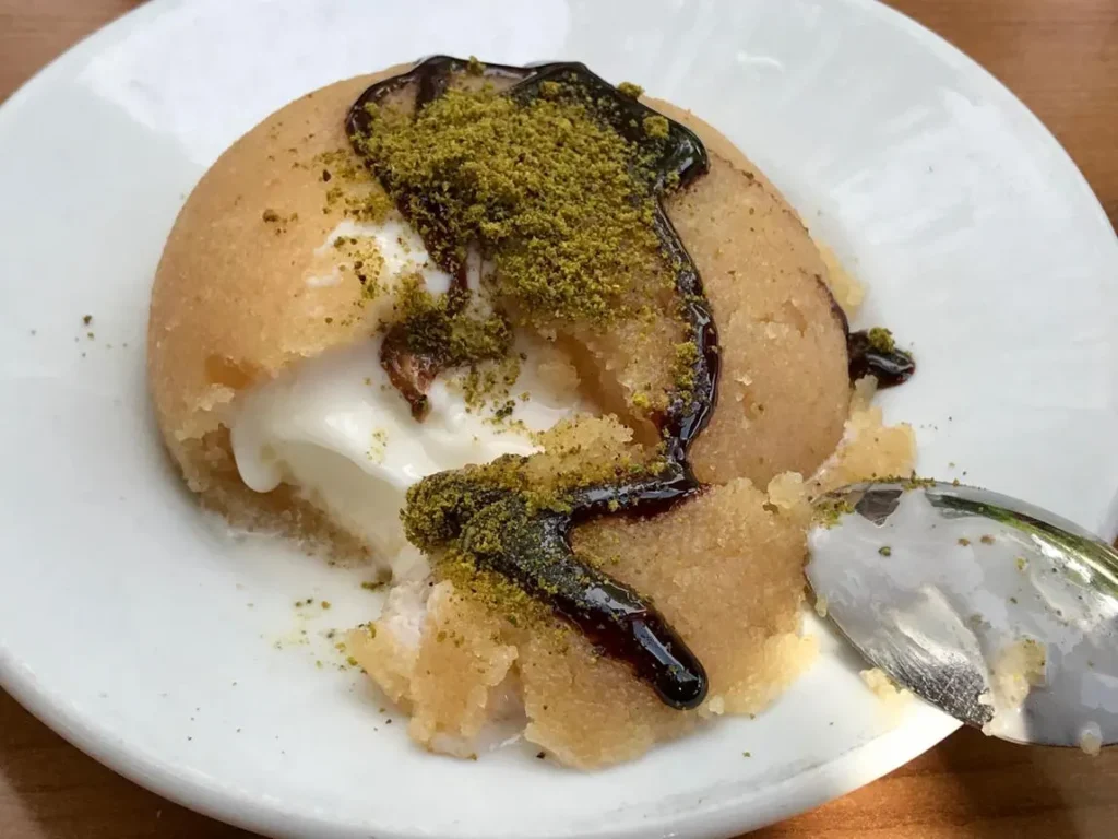 تصویر مرتبط با طرز تهیه حلوا ایرمیک کاکائویی ترکیهای با طعمی بینظیر