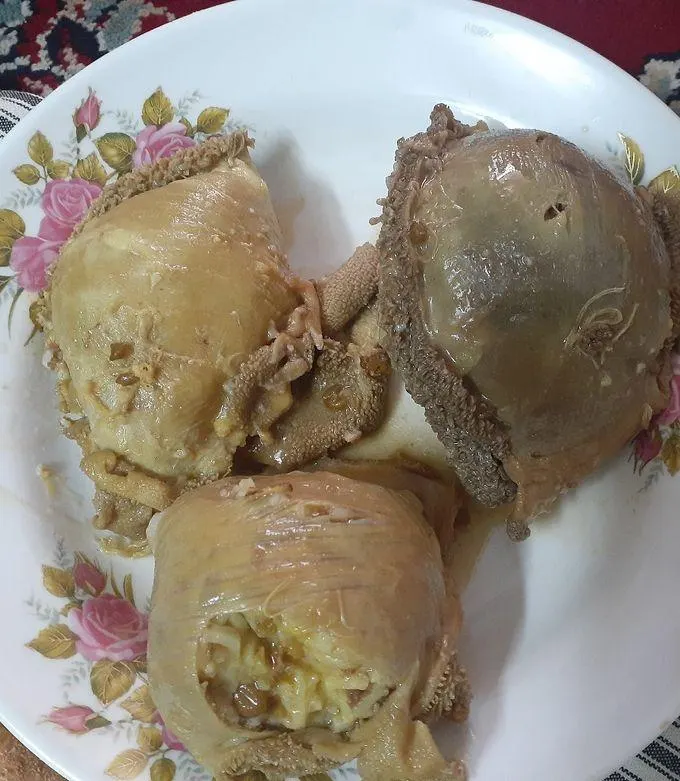 نان فطیر چزنک رغو با روغن حیوانی و شیره