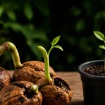 تصویر آموزش کاشت گردو در گلدان با مراحل ساده و کاربردی