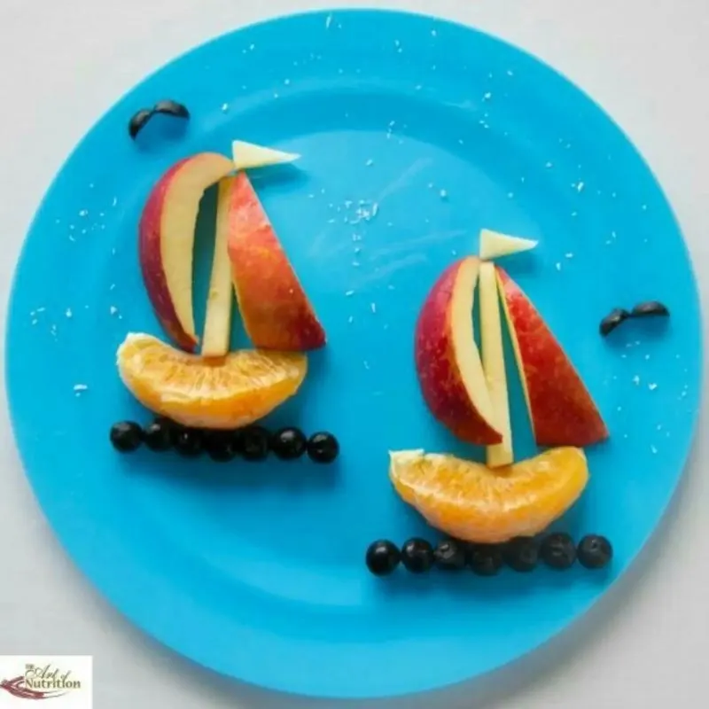 چندین مدل تزیین میوه ها برای کودک